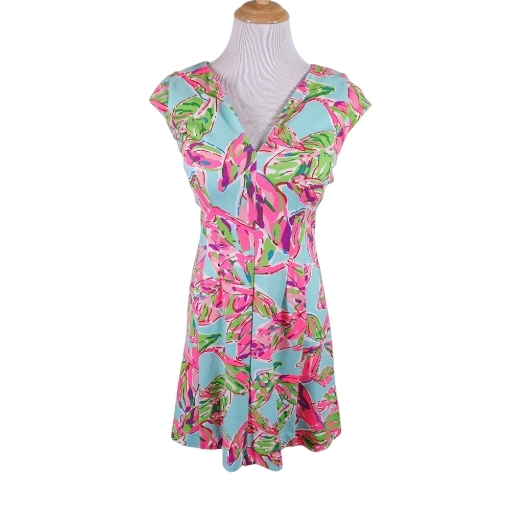Lilly Pulitzer Brielle Fit and Flare Dress, Sz XS